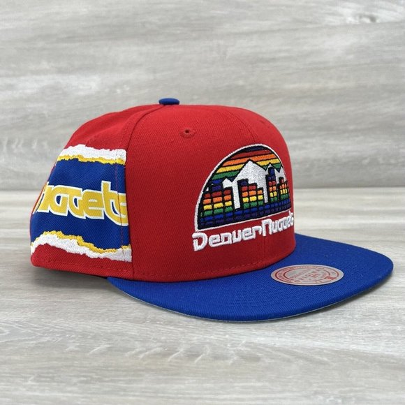 Denver Nuggets Mitchell & Ness NBA Jumbotron Snapback HWC Hardwood Classics Hat - Picture 6 of 12